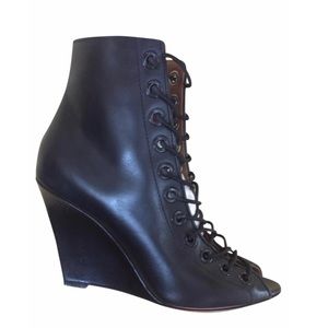 Givenchy Wedge Sandal Comp 9 Bond Black